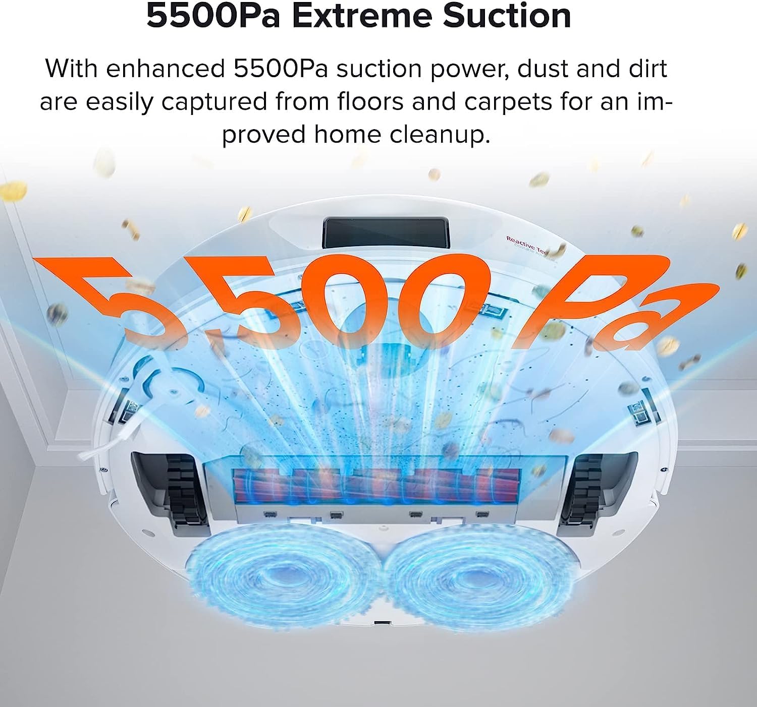 Lubluelu Robot Vacuum 4500Pa,3-in-1 Robot Vacuum and Mop,Lidar Navigation,5 Editable Mapping,24 No-go Zones,54dB,App/Alexa,Robot Vacuum Cleaner SL68 for Hair,Hard Floor,Carpet