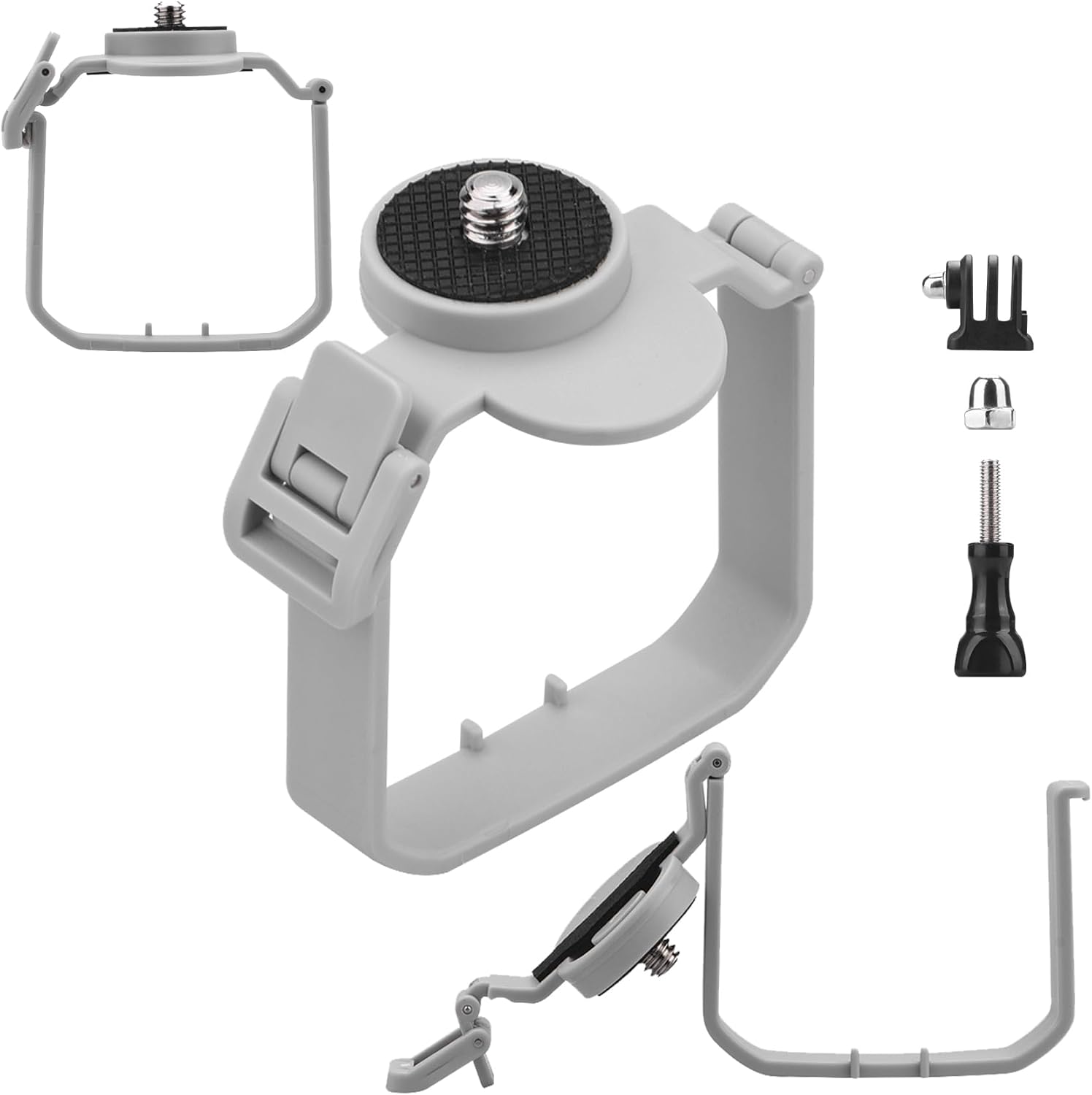 for DJI Mini 4 Pro Drone Action Camera Adapter Extension Holder Bracket, Drone Camera Top Mount Holder Accessories