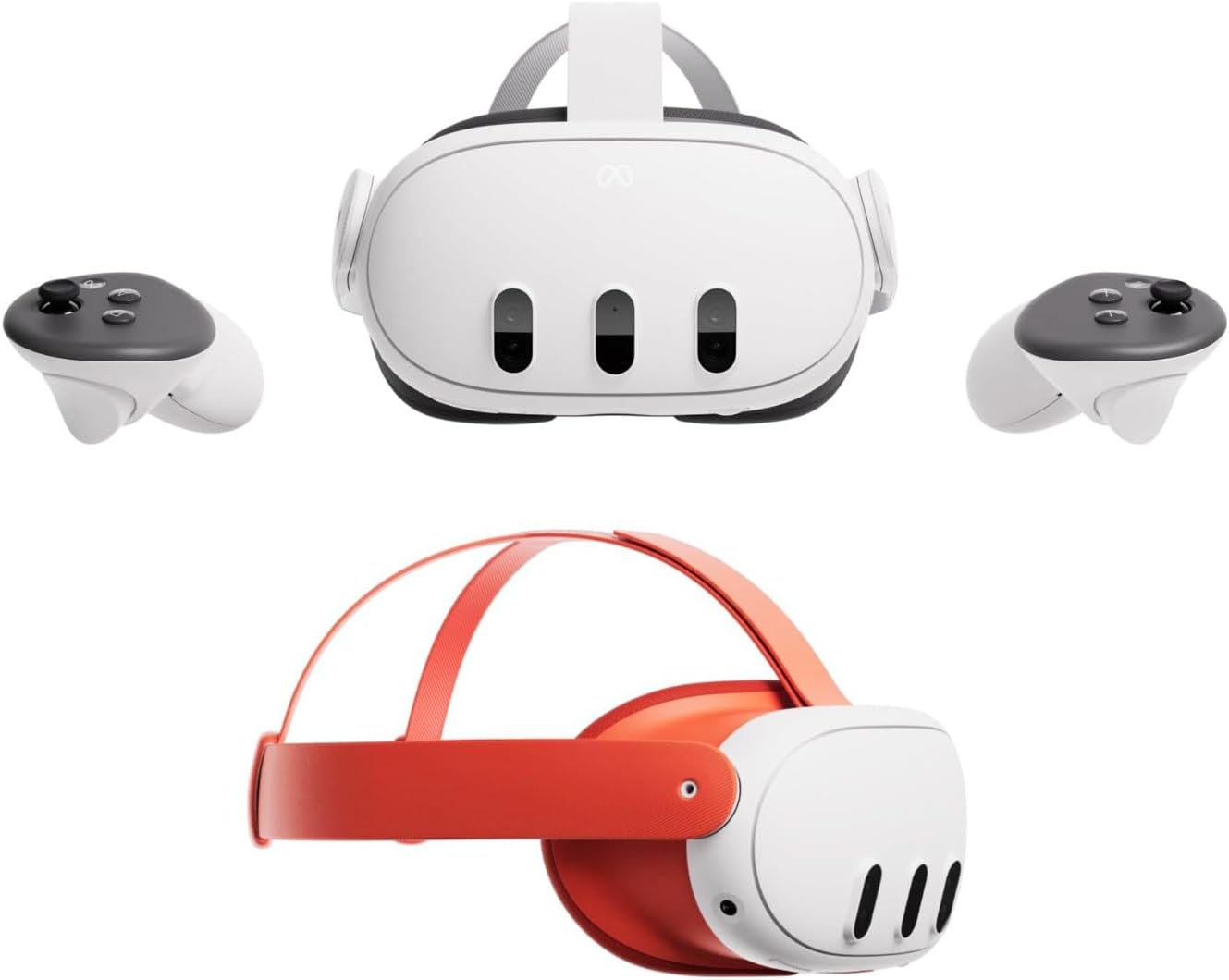 Meta Quest 3 512GB + Facial Interface & Strap (Orange)