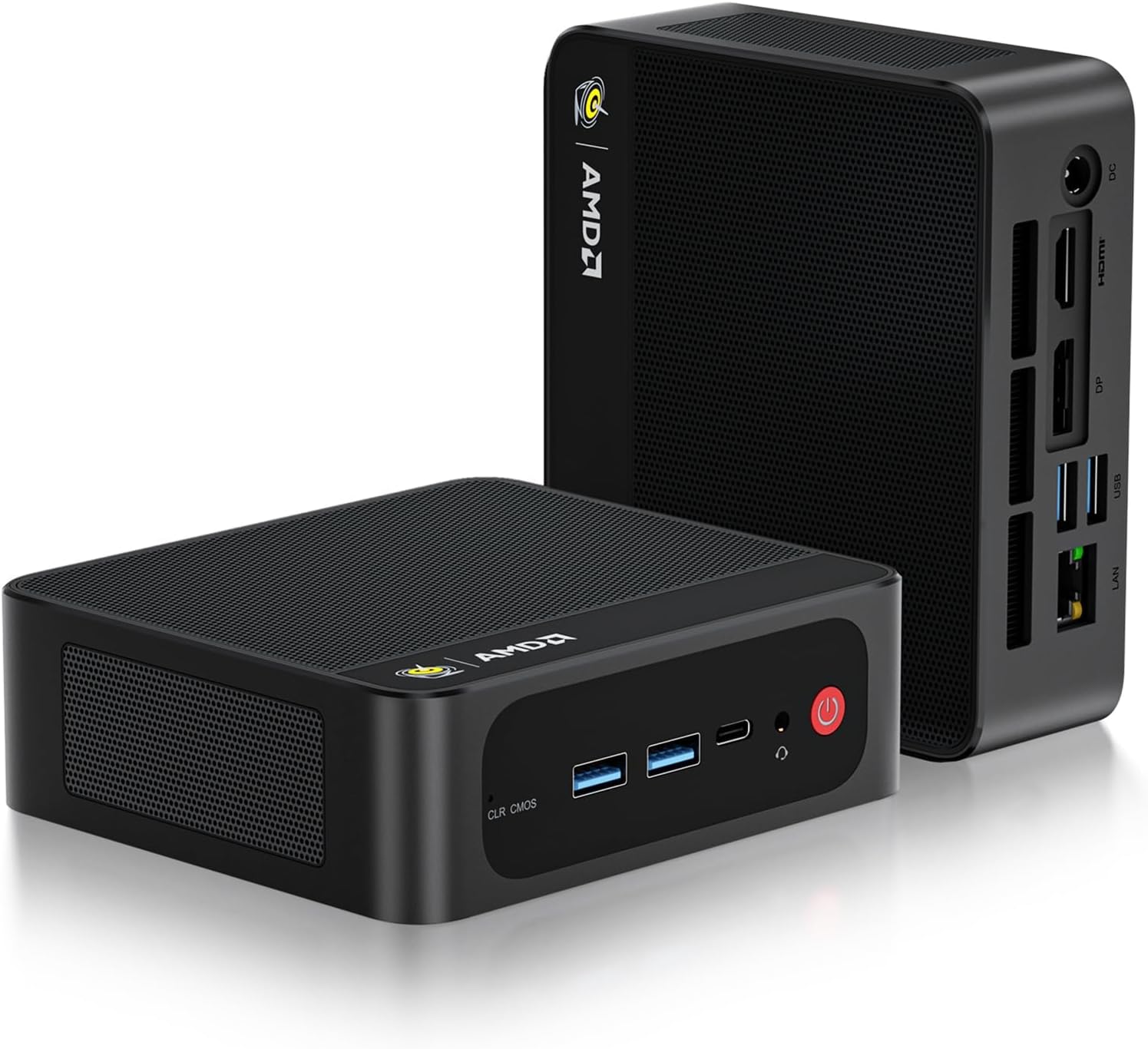 Beelink SER5 Mini PC, AMD Ryzen 5 5500U (6 Cores/12 Threads) up to 4.0GHz, Mini Computer with 16GB DDR4 RAM, 500GB NVME SSD, Micro PC with Dual Display 4K@60Hz, RJ45 2.5G/WiFi6/BT5.2