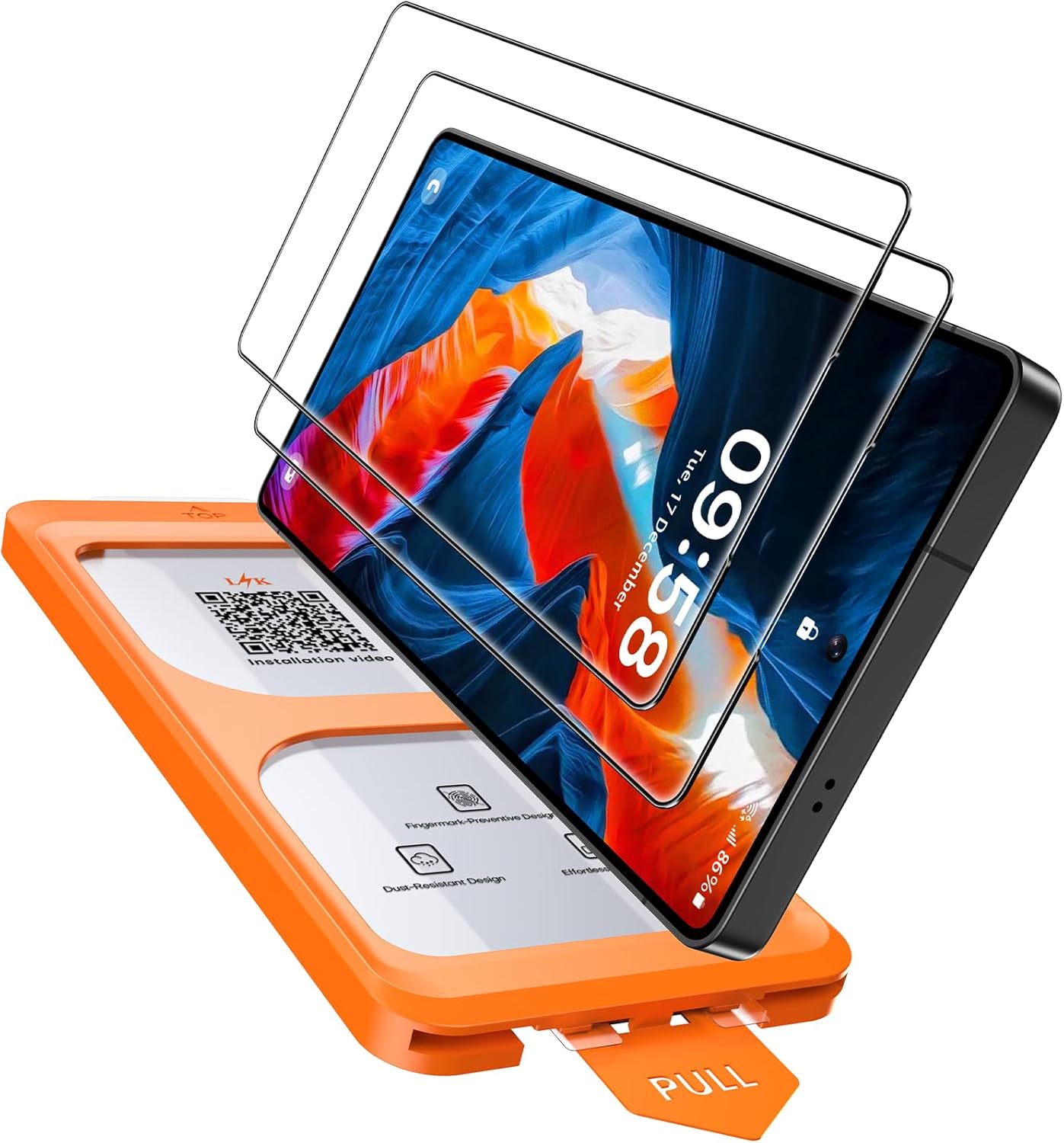 ProCase Screen Protector for iPad Pro 13-inch M5/M4 & iPad Air 13-inch M3/M2 (2025/2024) — 2-Pack, Tempered Glass, HD Clear, Scratch Resistant