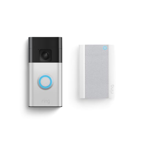 Ring Battery Video Doorbell + Chime Pro — 1440p HD, WiFi Extender, Built-in Nightlight