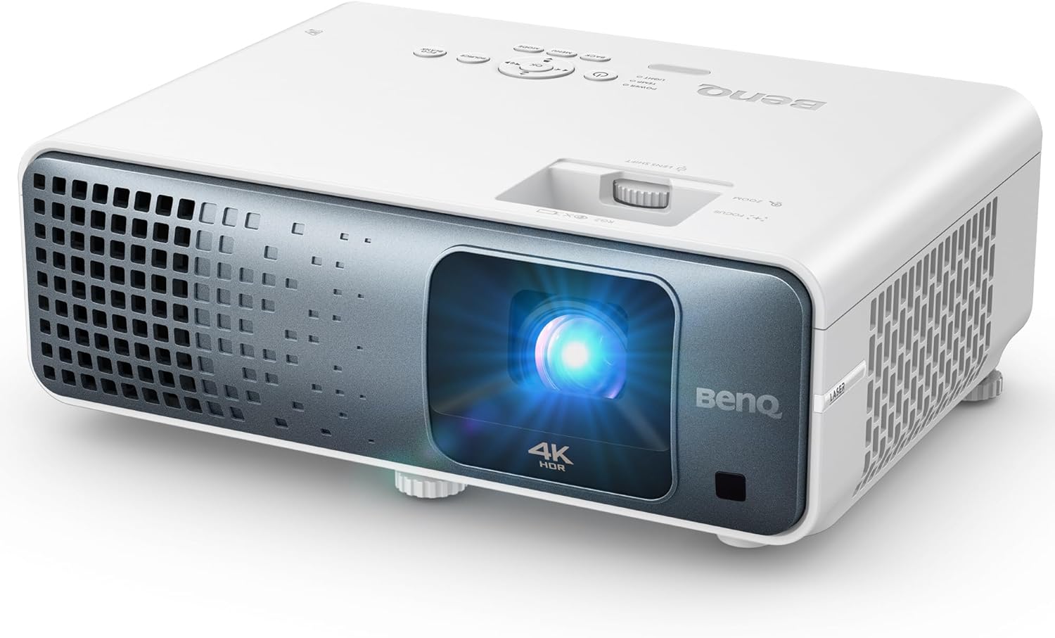 BenQ TK710 4K HDR Laser 3200 Lumens Movie and Gaming Projector | 4ms Response Time | 240Hz Refresh Rate | Vertical Lens Shift | 3D Keystone | 1.3X Zoom