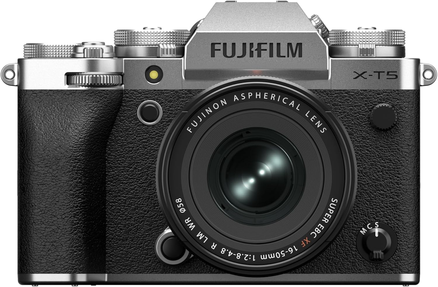 Fujifilm X-T5 Mirrorless Digital Camera, Silver + XF 16-50mm Lens