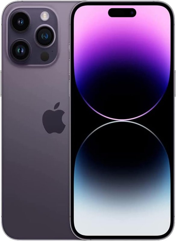 Apple iPhone 14 Pro Max Deep Purple 128GB (Renewed)