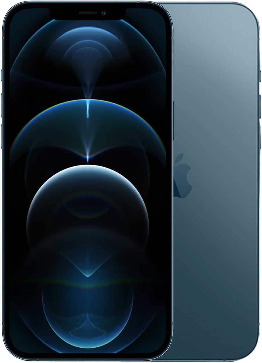 Apple iPhone 12 Pro Max Pacific Blue 128GB (Renewed)