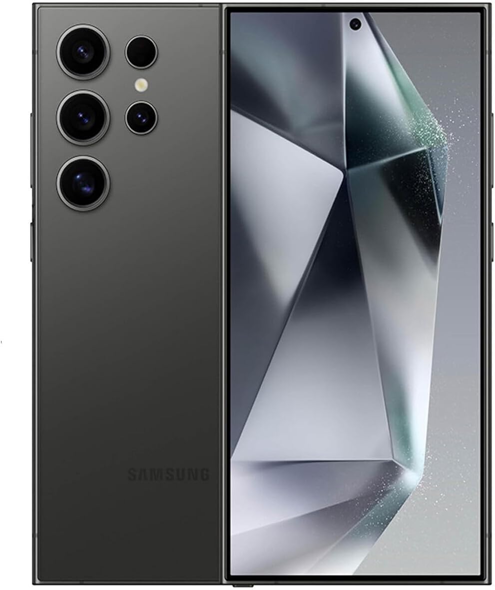 Samsung Galaxy S24 Ultra AI Smartphone, 12GB RAM 512GB, Titanium Black (Renewed)