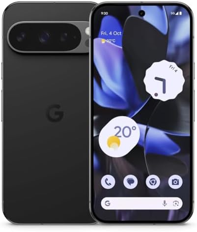 Google Pixel 9 Pro 5G 128GB - Obsidian, 6.3-Inch OLED, 120Hz, 16GB RAM, 50MP/42MP, Dual SIM + eSIM, 2 Years Warranty