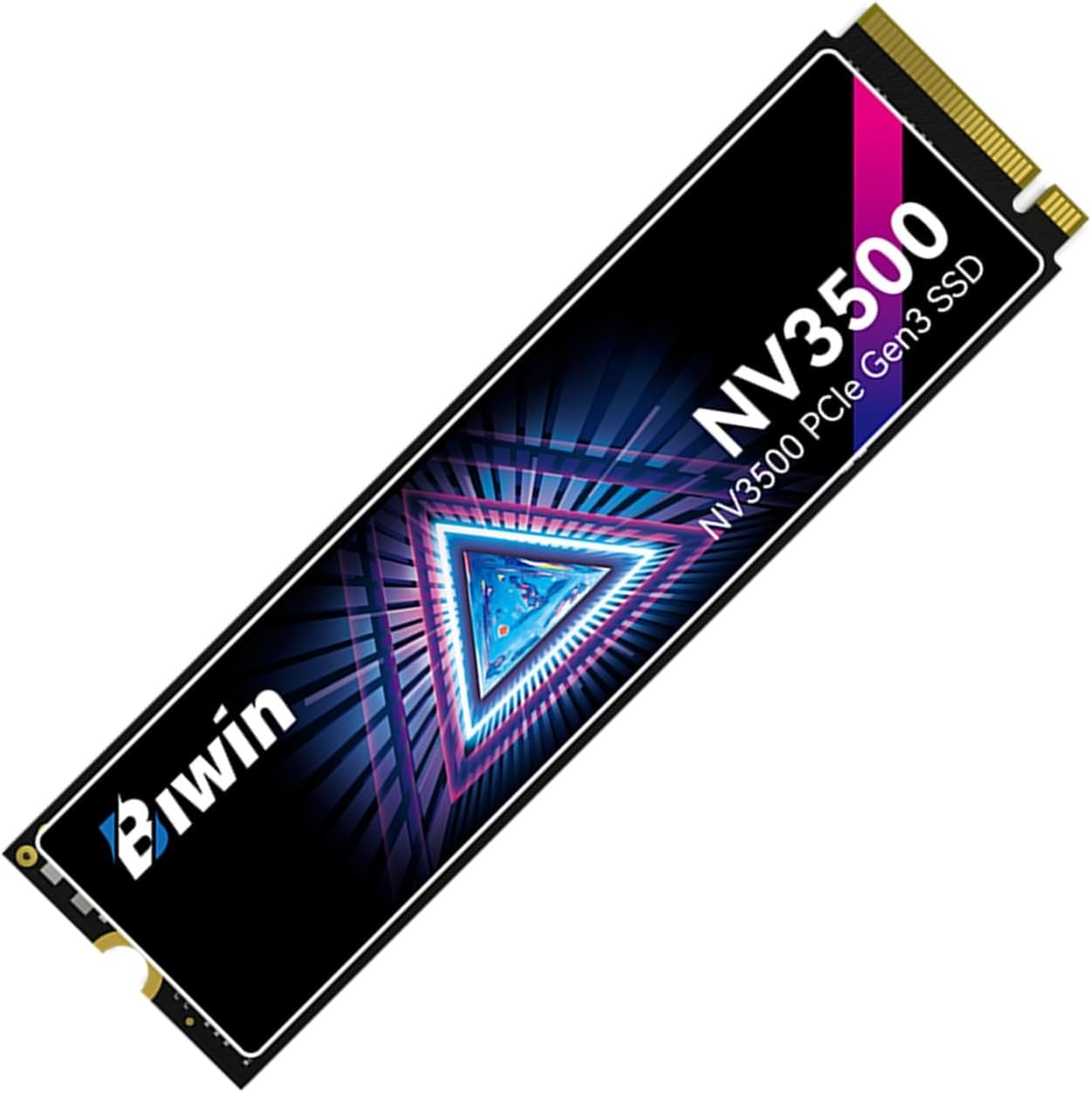 BIWIN Black Opal NV3500 M.2 SSD 512GB, PCIe Gen 3x4 NVMe 1.4 with HMB & SLC Cache, Read Speed Up to 3500 MB/s, Internal PC Solid State Drive for Laptop & Desktop