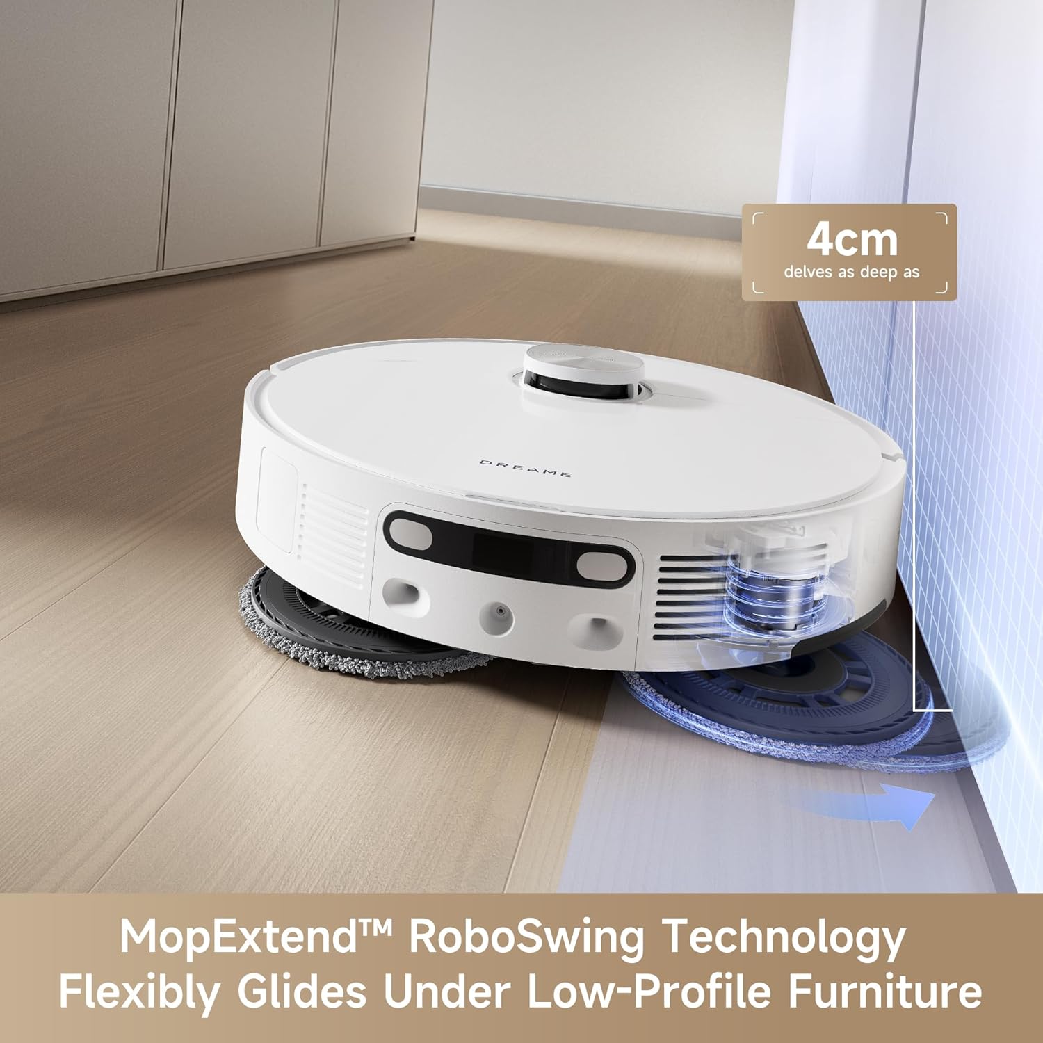 Dreame L10s Ultra Gen2 Robot Vacuum and Mop, 10,000Pa Suction, MopExtend RoboSwing Technology, Self-Empty for 75 Days, Auto Mop Washing, Pet Zone Cleaning