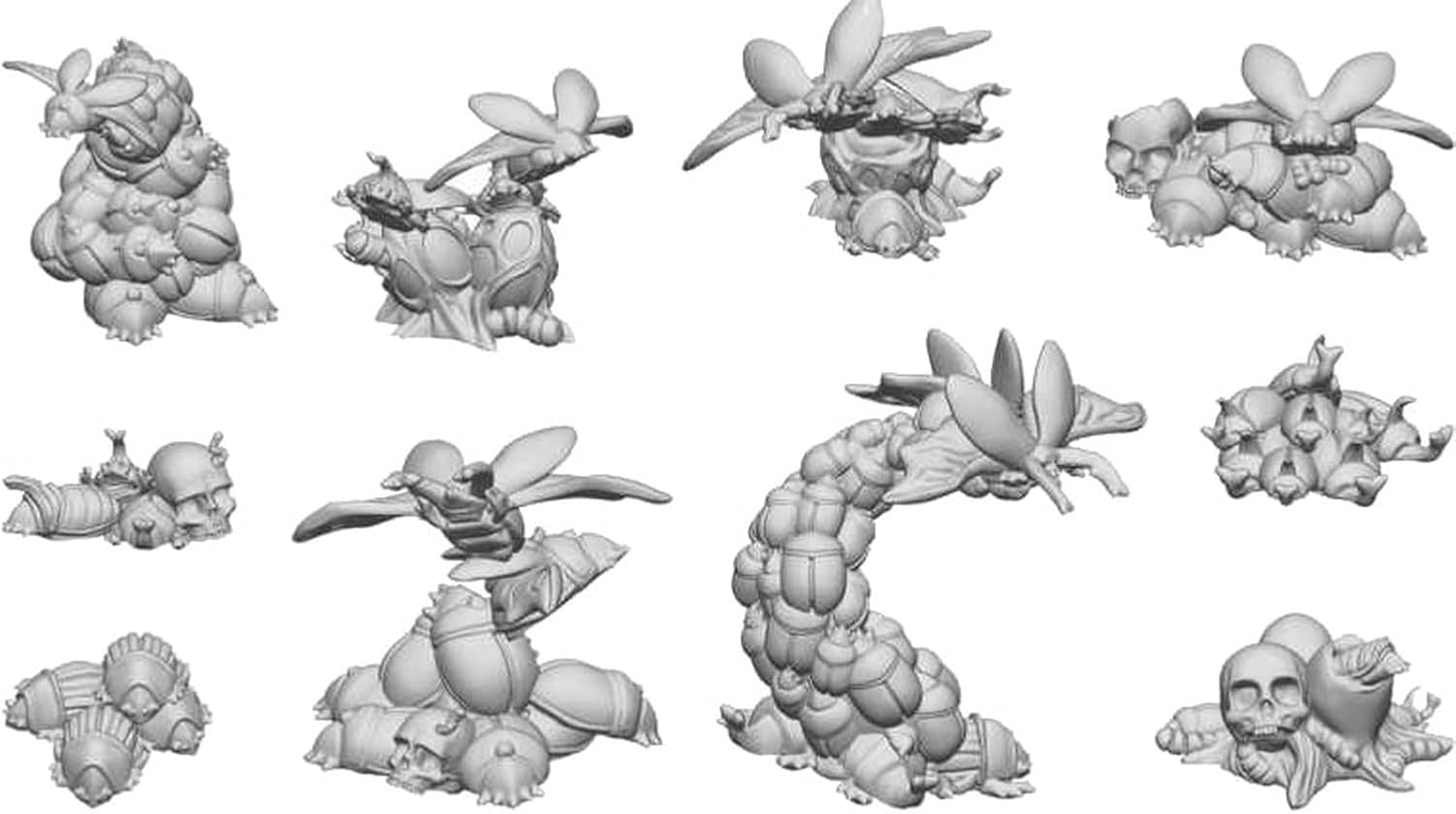 Green Staff World GSWD-12666 Non-Scale 3D Print Set, Scarab Flock 3D Printer Kit