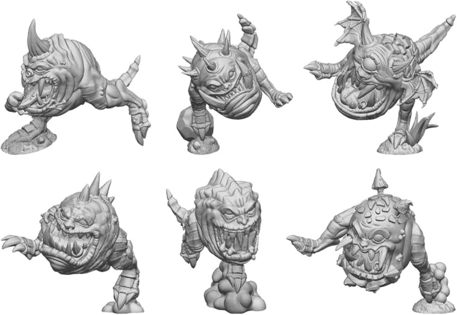 Green Staff World GSWD-12964 Non-Scale 3D Print Set Squig Beast 3D Printer Kit