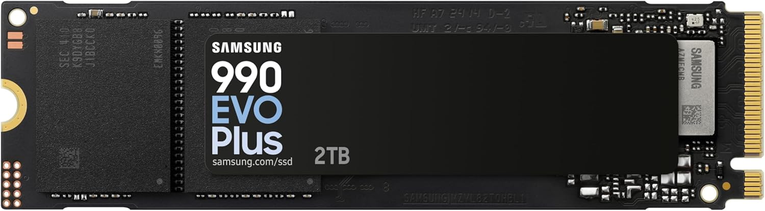 2TB Samsung 990 EVO PLUS M.2 NVMe Gen4 SSD