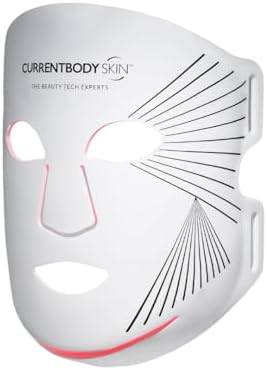 CurrentBody Skin LED Light Therapy Mask Series 2 — Red, Near-Infrared & Deep Near-Infrared Wavelengths for Wrinkle Reduction
