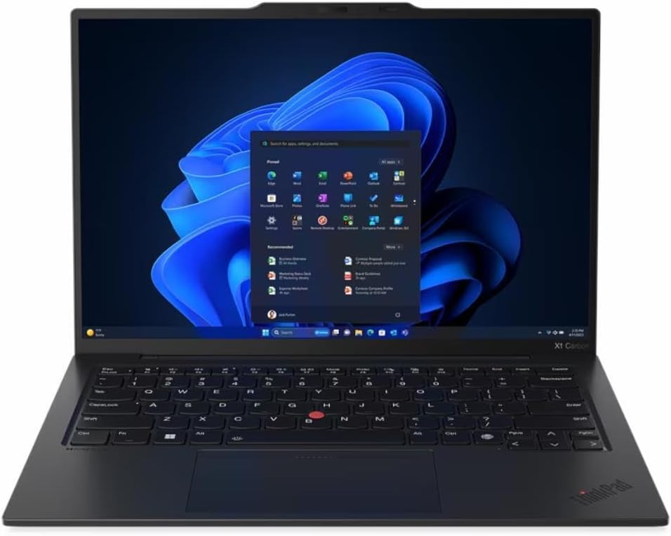 Lenovo ThinkPad X1 Carbon Gen 12, 14" WUXGA IPS, Intel Core Ultra 7 155U, 16GB RAM, 512GB SSD, AI Boost, Wi-Fi 6E, Windows 11 Pro