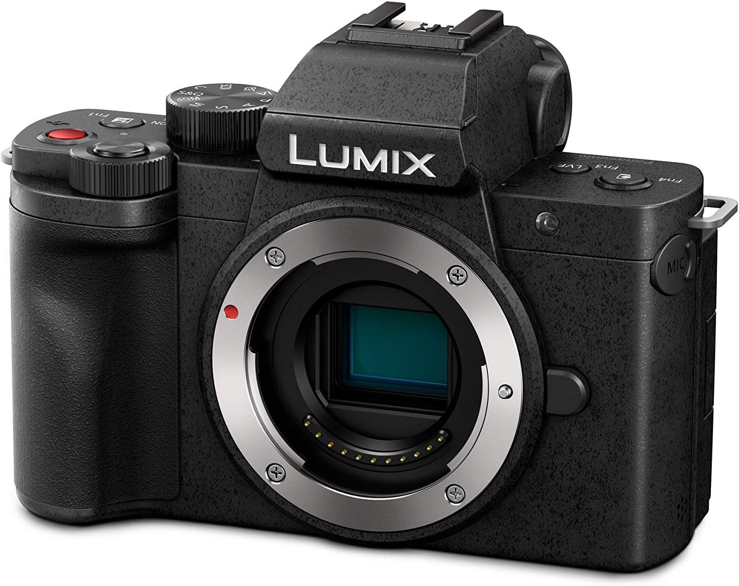 Panasonic LUMIX G100 4k Mirrorless Camera for Photo and Video, Built-in Microphone with Tracking, Micro Four Thirds Interchangeable Lens System, 12-32mm Lens, 5-Axis Hybrid I.S., (DC-G100DKGNK)