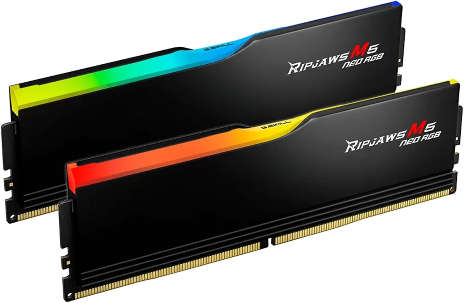 G.Skill Ripjaws M5 Neo RGB DDR5-6000 32GB (2x16GB) CL36-36-36-96 1.35V Desktop Memory Intel XMP / AMD EXPO BLACK F5-6000J3636F16GX2-RM5NRK