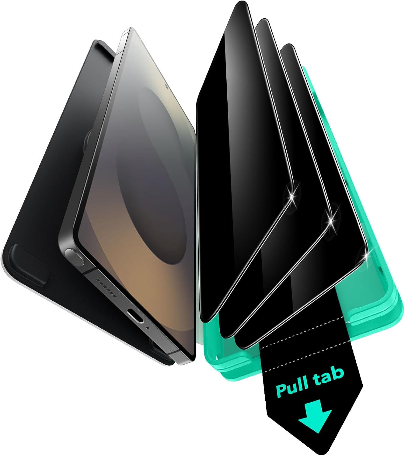 ESR Privacy Screen Protector for Samsung Galaxy S25 Ultra - Anti-Spy Tempered Glass, 3-Pack