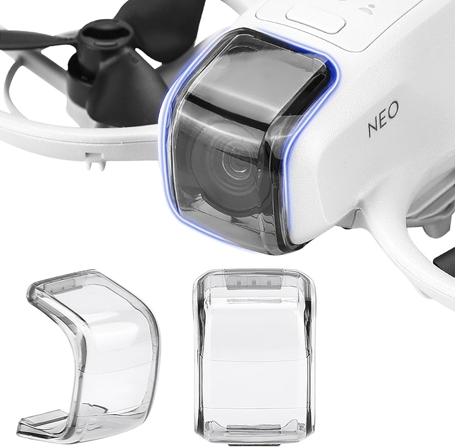 Gimbal Protective Case Accessory for DJI Neo, Lens Cap Gimbal Protective Case Camera Protection for Neo DJI, Dust Cover for DJI Neo Drone Accessories (2 Pieces)