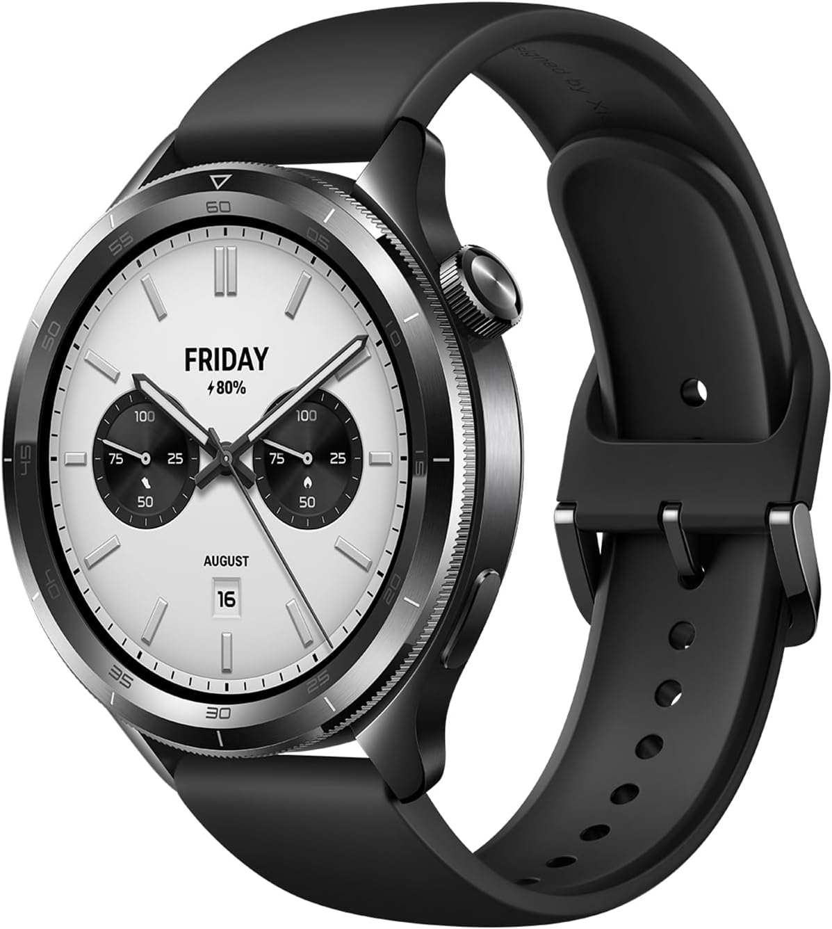 Xiaomi Watch S4 Black-Smartwatch, Fitness Tracker,1.43 Inch AMOLED, 2200 Nits, 15 Day Battery, 5ATM Waterproof, Heart Rate & SPO₂ Sensor, 150+ Sports Modes, Dual-Band GPS, NFC, Android & iOS