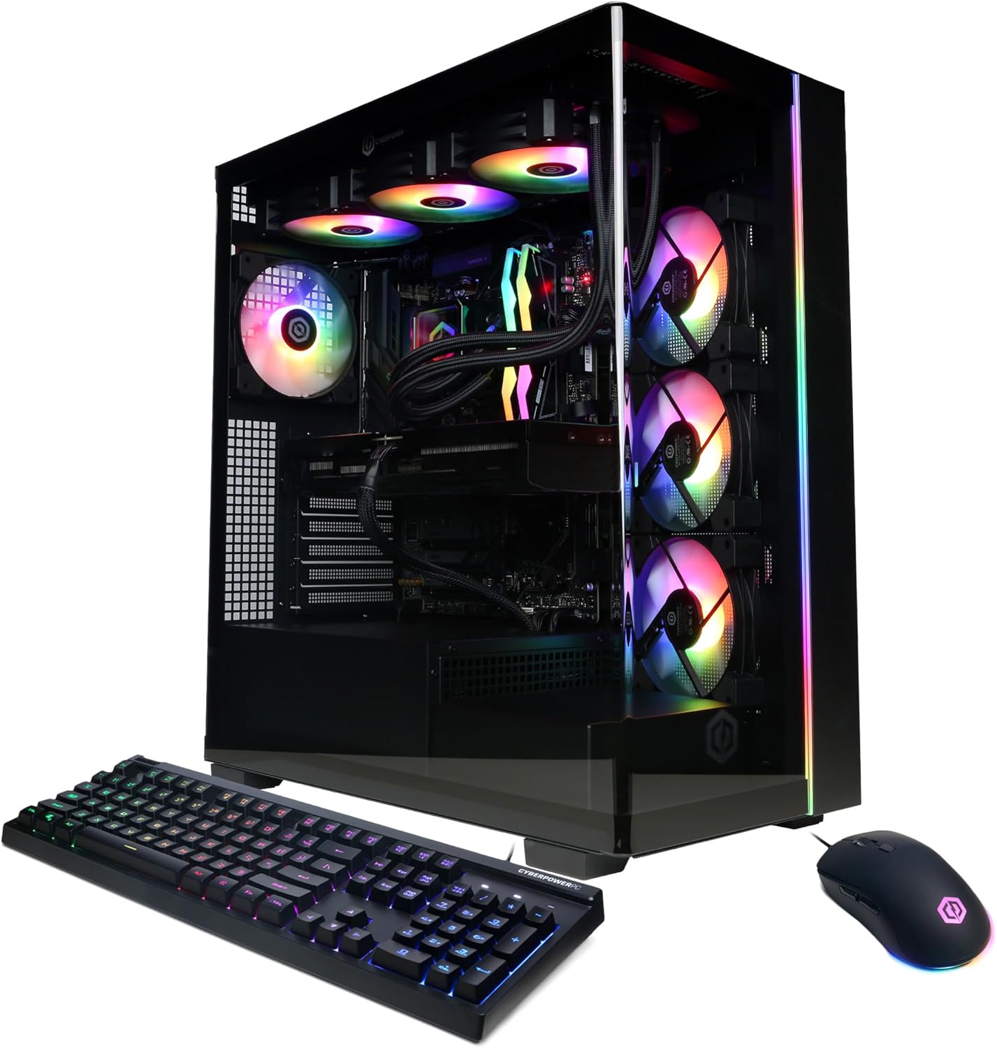 CyberpowerPC Gamer Supreme Gaming PC – AMD Ryzen 7 7800X3D 4.2GHz, NVIDIA GeForce RTX 5070 Ti 16GB, 32GB DDR5, 2TB PCIe 4.0 SSD, Wi-Fi, Windows 11 Home