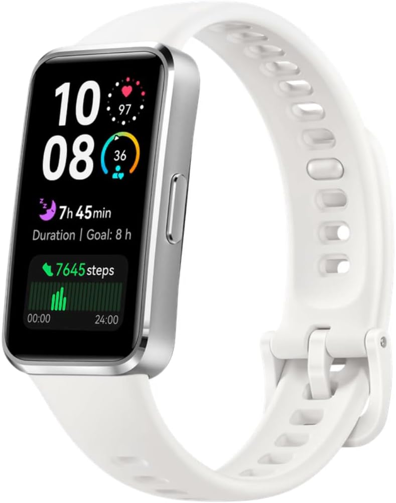 HUAWEI Band 10 Smartwatch Aluminum Alloy Case up to 14 Days Battery Life, iOS & Android, Average Sleep HRV and Sleep Insights with an AI-powered Fitness Monitoring Tracker, Sleep Breathing Awareness
