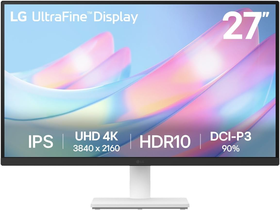 LG 27US500-W - 27" 4K UHD Ultrafine™ IPS Monitor