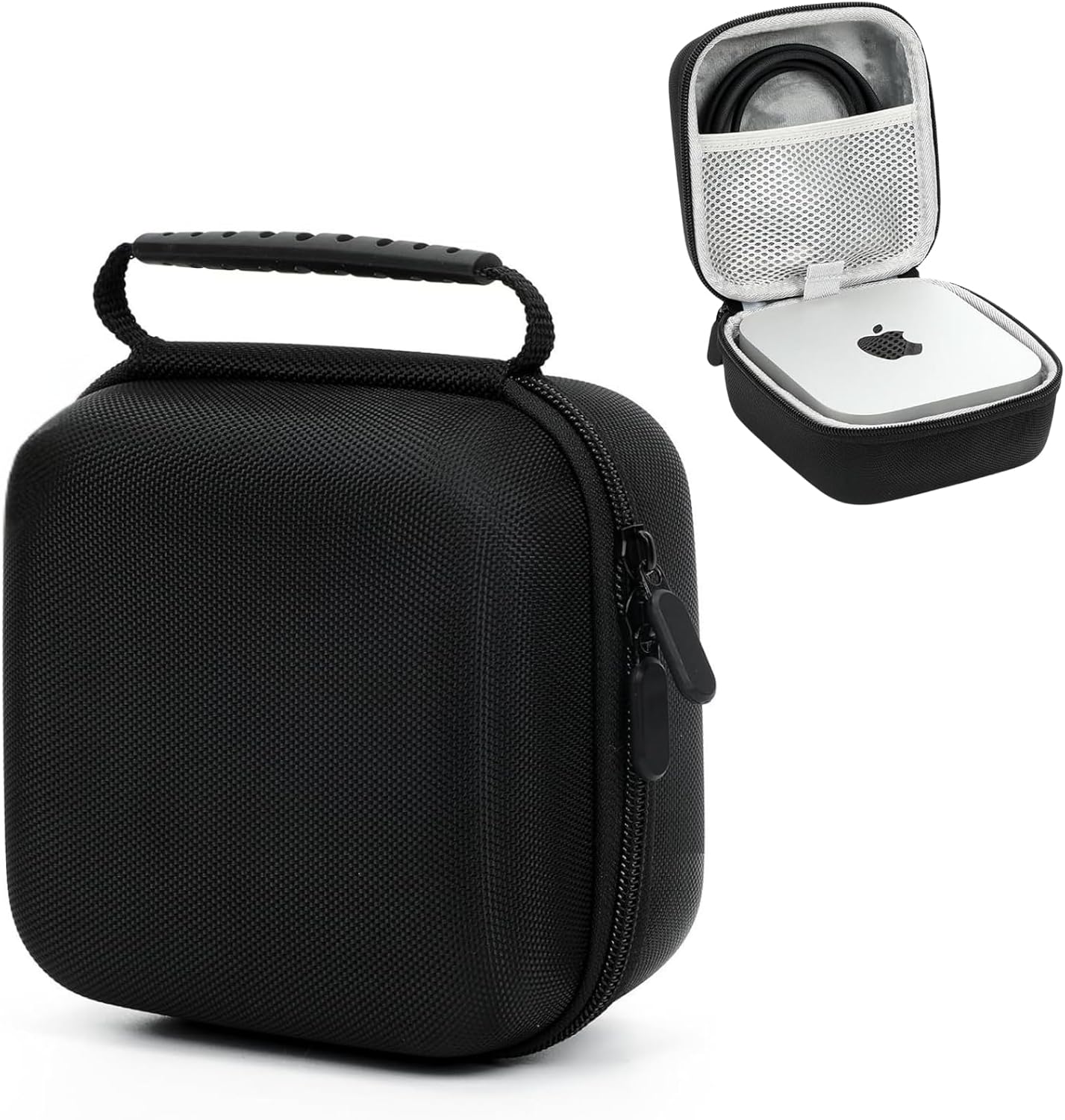 Hard Case for Apple Mac Mini M4/M4 Pro (2024), Shockproof Waterproof Storage Organizer for Mac Mini Accessories, Durable Travel Bag for Office and On-the-Go Use (Case Only) (Black)