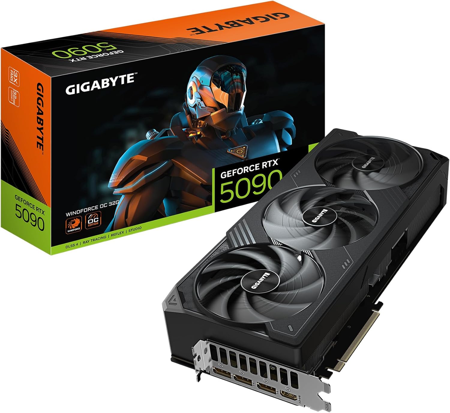 GIGABYTE GeForce RTX 5060 Ti Eagle OC 16G — 16GB GDDR7 128-bit, PCIe 5.0, 2617MHz Core Clock, 3x DisplayPort, 1x HDMI, DLSS 4