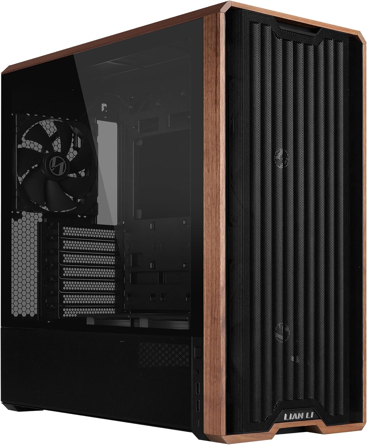 Lian Li LANCOOL 217 - Mid Tower Computer Cabinet/Gaming Cabinet - Black | ATX/Micro-ATX/Mini-ITX Compatible | 5 Fans Pre-Installed - G99.LAN217X.in