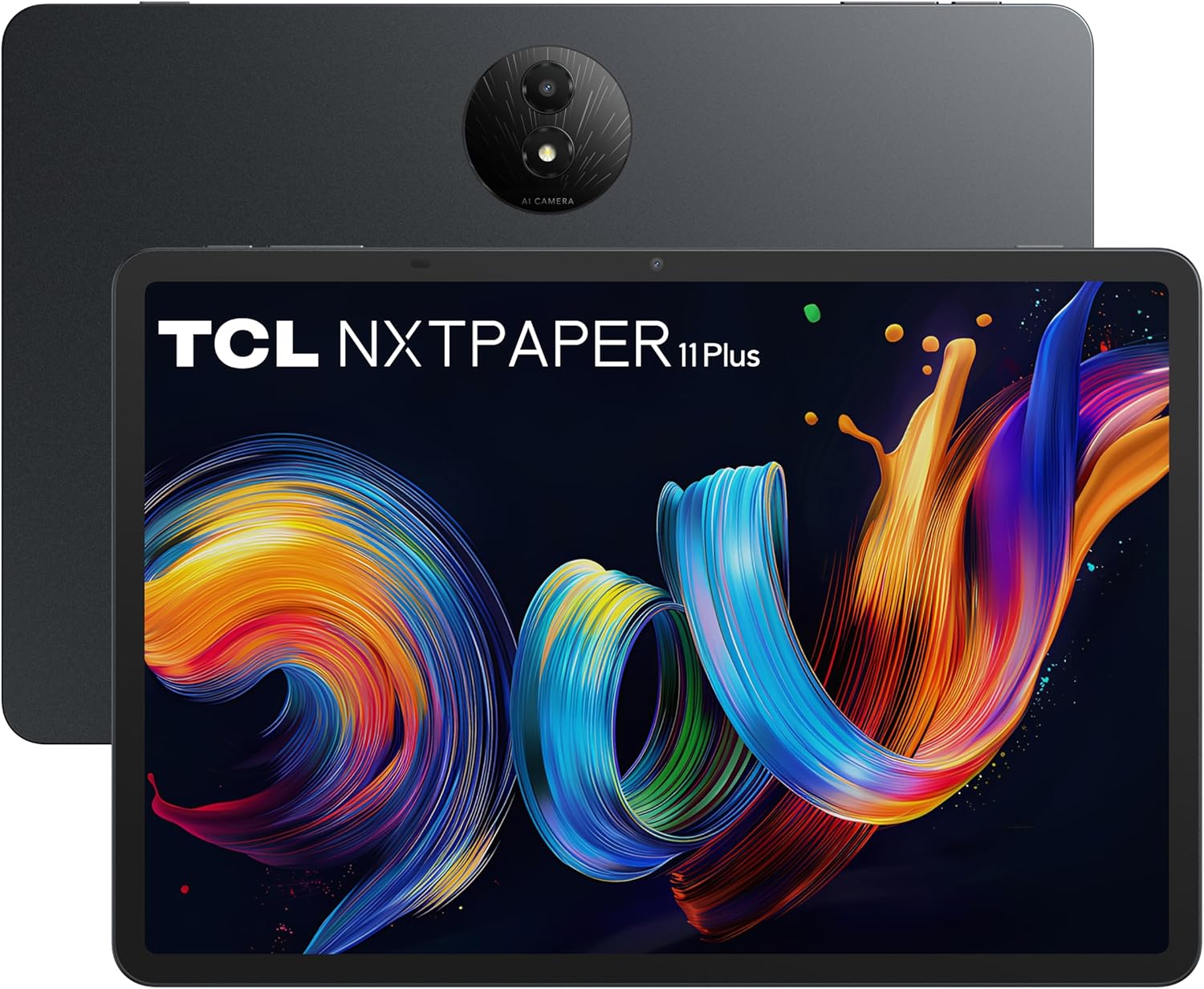 TCL NXTPAPER 11 Plus Tablet, 11.5 Inch 2.2K NXTPAPER 4.0 Display, Built-in AI, 256GB ROM, 8GB + 8GB RAM Expansion, 8000mAh Battery, Fast Charge, Android 15, Dark Grey