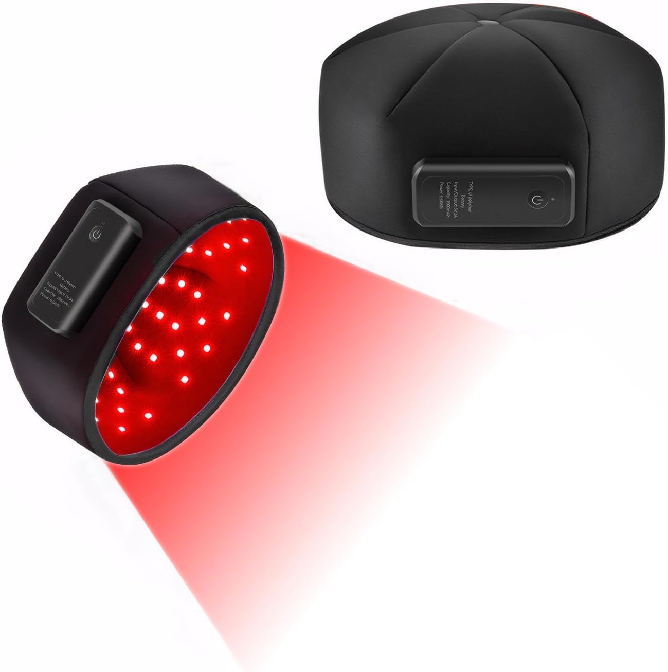 Red Light Therapy Cap for Hair Growth, Infrared Light Hair Growth Device, 120 LEDs, 660nm 850nm Wavelengths for Men and Women, One Size, Wireless