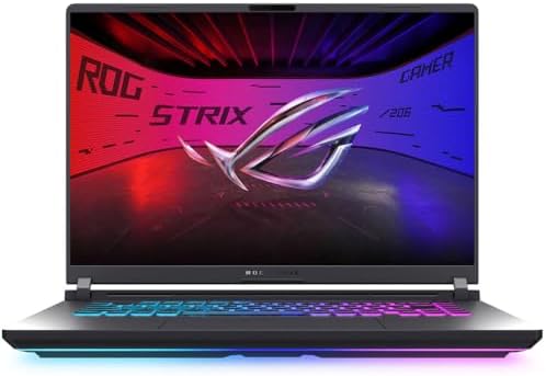 ASUS ROG Strix G16 (2025) Gaming Laptop, 16" FHD+ 165Hz/3ms, NVIDIA GeForce RTX 5050, Intel Core i5-13450HX, 16GB DDR5-5600, 1TB PCIe Gen4 SSD, Wi-Fi 7, Windows 11 Home