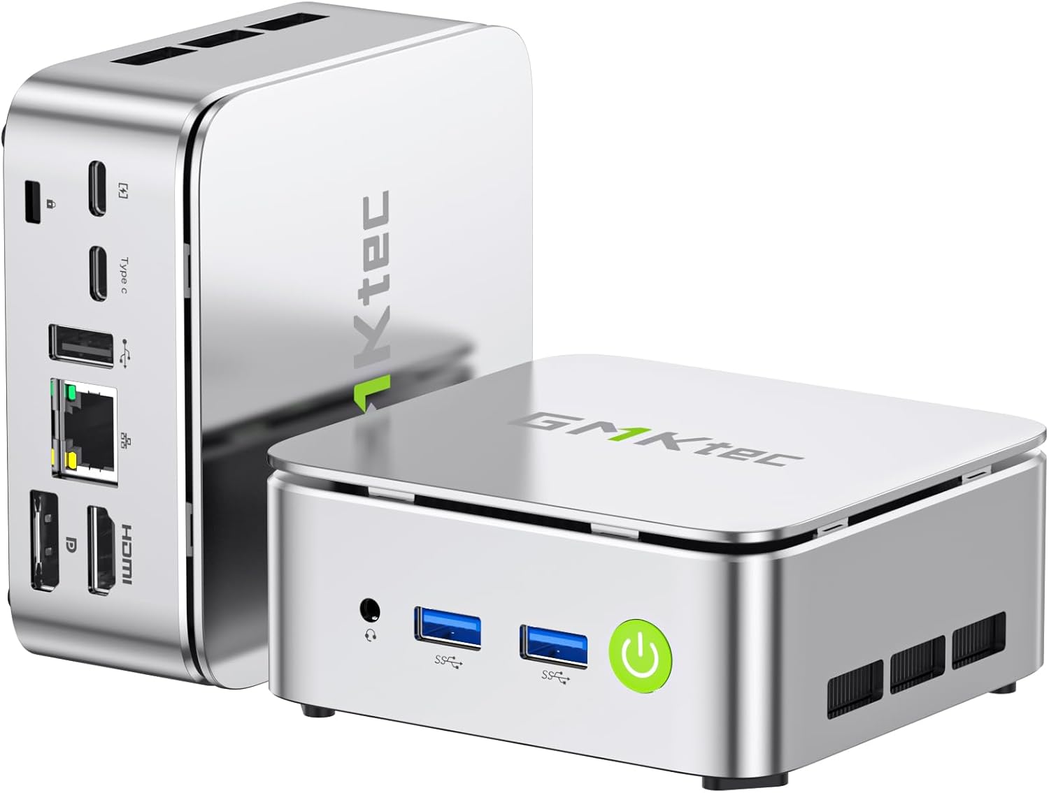 GMKtec Mini PC Ryzen - AMD Ryzen 5 3500U (4C/8T, 4.5GHz, Faster than N150/N97) | NucBox G10 | 16GB DDR4 + 256GB SSD | Win 11 Pro | WiFi 5, USB 3.2, USB-C, BT 5.0 | Mini Computer for Office and