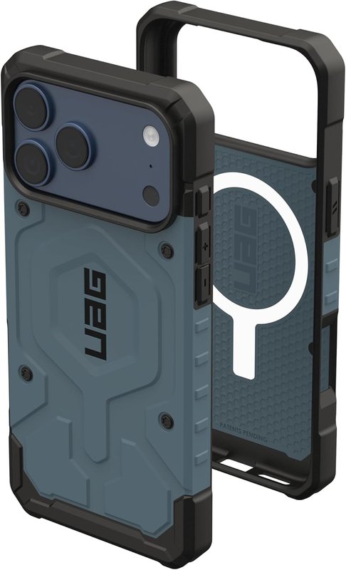 UAG Pathfinder Magsafe Case iPhone 17 Pro Max - Cloud Blue, Military, Phone case Cover MagSafe Compatible, Apple iPhone Protector Urban Armor Gear