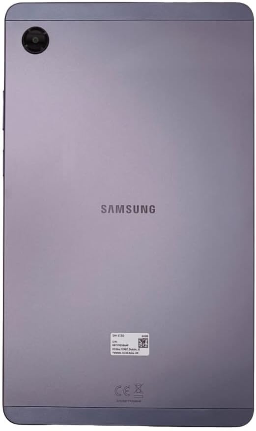 Samsung [Import Version] Galaxy Tab A11 8.7" WiFi 64 GB, Android Tablet, 4 GB RAM, 3D Sound, Grey, 25W Fast AC Charger Included