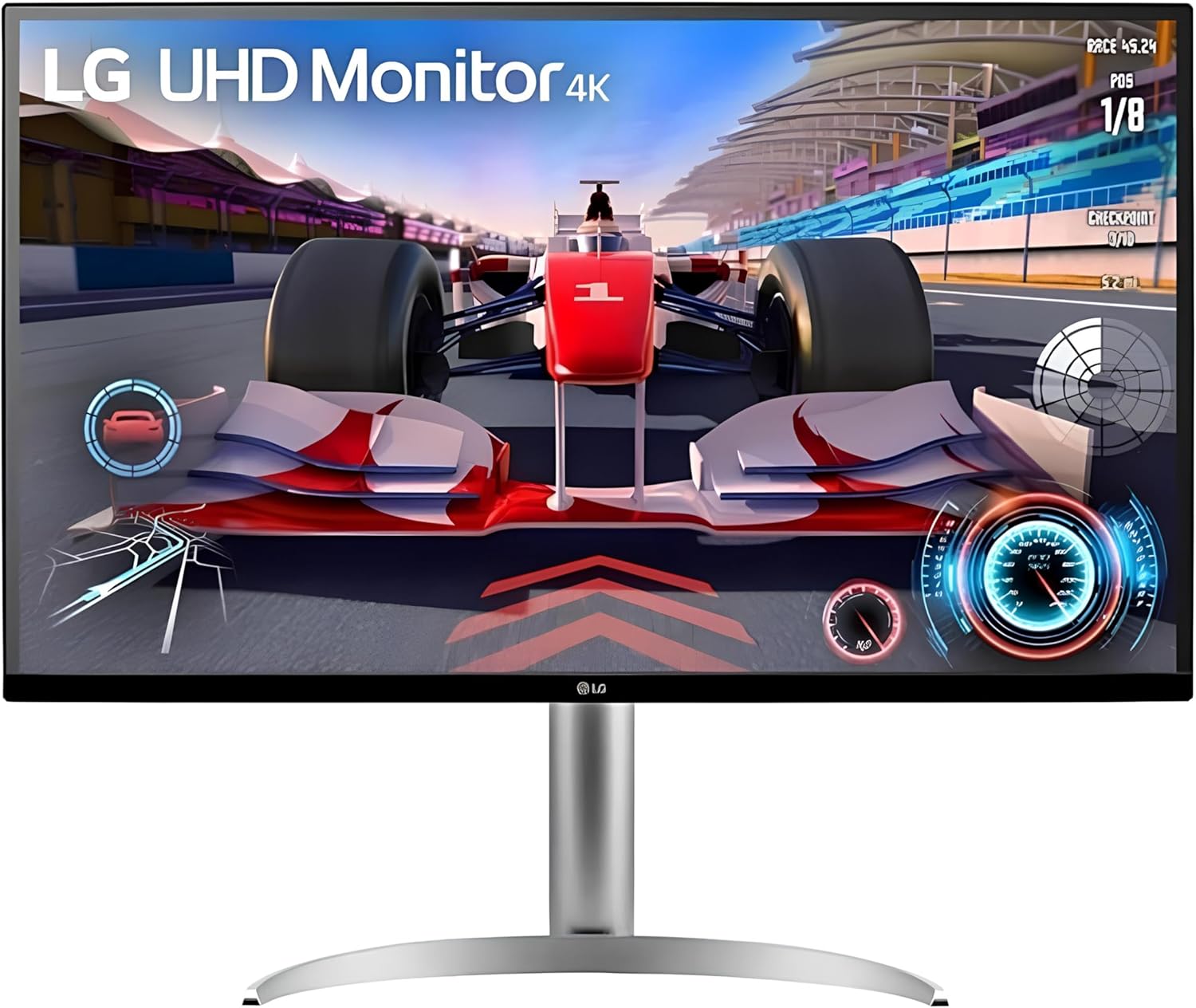 LG 32UQ750P-W 32-inch 4K UHD 144Hz USB-C 65W Gaming Monitor with G-Sync Compatible