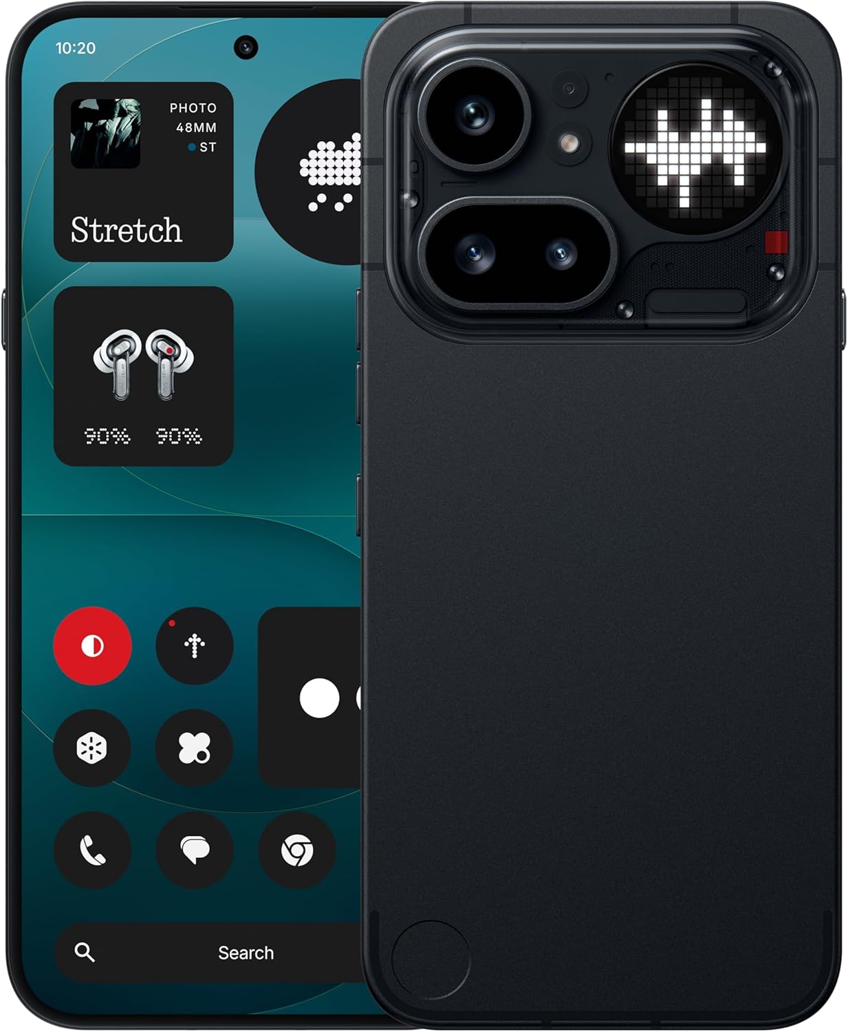 Nothing Phone (4a) Pro Cell Phone 2026 New, Unlocked Android 16 Smartphone, Triple-Lens Camera, AI Photo Edits, 6.83" 144Hz AMOLED Display, 5080mAh Battery, Dual-SIM Glyph Matrix (Black, 8+128GB)