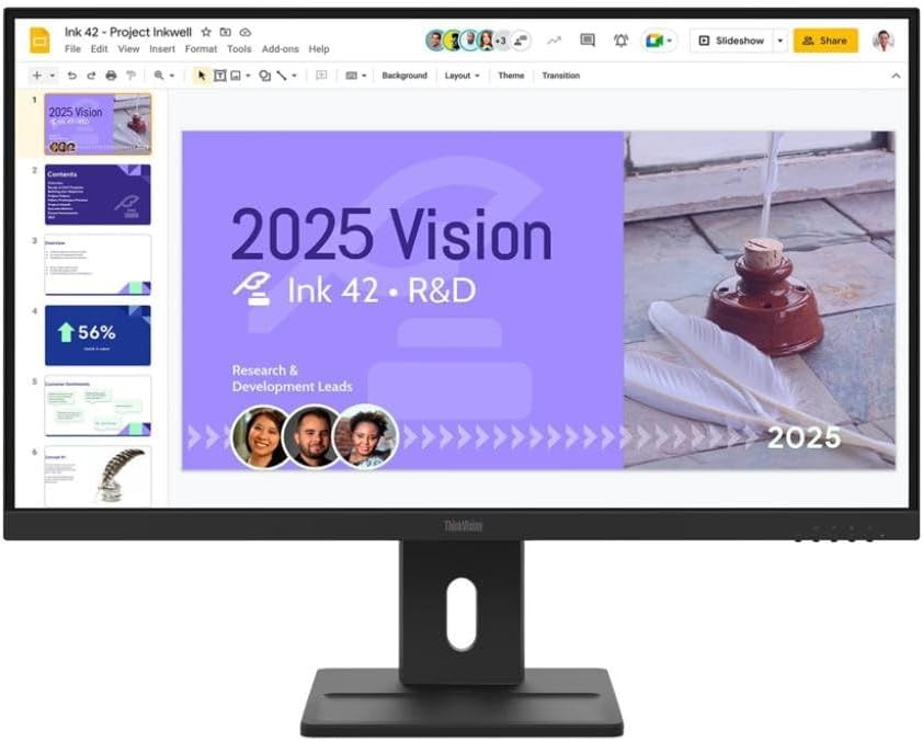 Lenovo ThinkVision E27Q-40 27" 2560 x 1440 IPS 100Hz Monitor (64BDGAR4AU)